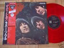 Beatles RUBBER SOUL red vinyl Japan mono LP obi