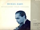 MICHAEL RABIN / MENDELSSOHN VIOLIN CONCERTO 33CX 1597
