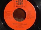 JASON STEEL Where Do I Belong RARE MODERN SOUL 45 -HEAR