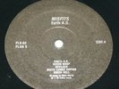 MISFITS Earth AD  very RARE plain silver text label's