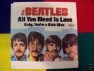 Beatles 45 RPM Capitol 5964 All You Need Is Love PS N/M