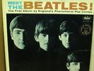 MEET THE BEATLES RARE RECORD CLUB ORIG BLACK ST8 2047