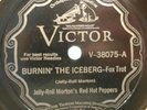 32) 78 RPM JELLY-ROLL MORTON HOT PEPPERS VICTOR V-38075