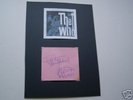 THE WHO..(inc Keith Moon)..Signatures.1960's.....WOW