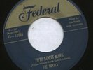 THE ROYALS 45 5th STREET BOOGIE FEDERAL 12088 DOO WOP