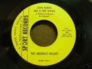 the Abstract Reality RARE northern soul 45 on Sport VG+
