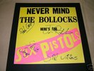 signed never mind the bollocks the sex pistols lp album