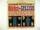 Beatles vs The Four Seasons LP NM w/poster STEREO DX30