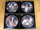KISS 4 picture disc set JAPANESE INSERTS die-cut sleeve