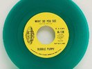 BUBBLE PUPPY WHAT DO YOU SEE IA promo GREEN VINYL  NM