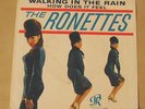 The Ronettes Walking in the Rain 45 rpm Picture Sleeve