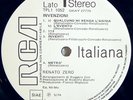 RENATO ZERO INVENZIONI PRIMA STAMPA 5/74 PROMO M- LP