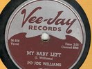 1956 CHICAGO BLUES PO JOE WILLIAMS  VJ 227   LISTEN