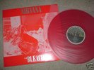 NIRVANA-BLEACH aus import,red vinyl/cover.ltd 500 rare