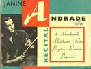 JANINE ANDRADE VIOLIN RECITAL - EARLY SUPRAPHON 10