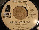 Brice Coefield Aint That Right Omen Promo VG++