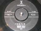 RARE SURF 45 Beach Boys Surfin X Records 301 VG
