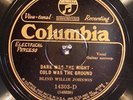 Blind Willie Johnson, Columbia 14303, E+ to E-/V- to V