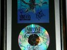 NIRVANA Nevermind SIGNED x 2 FULLBAND RARE FRAMED + COA