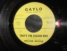 Rare Texas Teen Doo Wop 45  Weldon Myrick on Gaylo