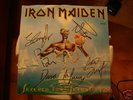 IRON MAIDEN: 7TH OF A 7TH SON PICTURE LP FULLY SIGNED +