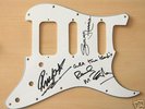 THE BEATLES autographed ELECTRIC GUITAR PICK GAURD