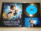 Robbie Williams Signed Intensive Care+ Gold Disc Frame