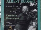 LUCETTE DESCAVES plays ROUSSEL / VERSAILLES 2 LP