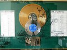 amazing WET WET WET gold & silver signed disc display