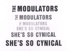MODULATORS: She's So Cynical - 1982 NJ powerpop classic
