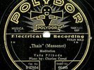 PRIHODA VASA Violin 78rpm Polydor 66485 Massenet/Mozart