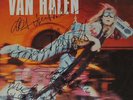 VAN HALEN FULLY SIGNED RECORD COA EDDIE DAVID LEE ROTH