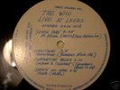 The Who LP - LIVE AT LEEDS - Orig 1st Press Vinyl 1970