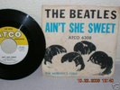 The Beatles AIN'T SHE SWEET 45rpm Picture Sleeve-Record