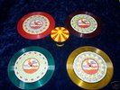 RED RAVEN, set of 4 Movie records with MIRRORs