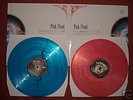 PINK FLOYD ECLIPSED1+2  RARE LTD ED.BLUE+RED VINYL MINT