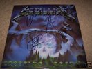 METALLICA SIGNED LP INCLUDING CLIFF BURTON AUTOGRAPHED