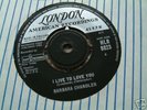 BARBARA CHANDLER i live to love you 1963 UK LONDON 45