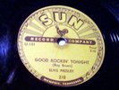 ELVIS PRESLEY ON SUN #210 78rpm *GOOD ROCKIN' TONIGHT *