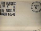 Jimi Hendrix Live Los Angeles Forum 4-25-1970 LP Double