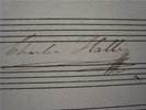 CHARLES HALLE 1819-1895-ORIG SIGNED MANUSCRIPT MUSIC