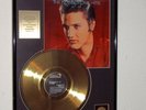 ELVIS PRESLEY - THE NUMBER ONE HITS - FRAMED GOLD LP-