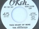 NORTHERN SOUL - ARTISTICS - THIS HEART OF MINE -OKEH DJ