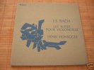 VALOIS  set 3lp  BACH cello suites HENRI  HONEGGER / NM