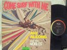 AKI ALEONG Come Surf With Me orig VEE JAY LP w/ sticker