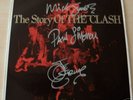 THE CLASH group autographed signed ALBUM / LP w/COA