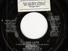 Northern Soul 45 MANDRILL Too Late on Arista