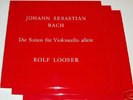 Rolf Looser BACH cello suites ONLY 500 copies Swiss 3LP
