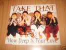 Take That -HAND SIGNED - How Deep is your Love Single