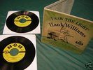 2 Rare 1953 HANK WILLIAMS 45 rpm EP records MGM X4110